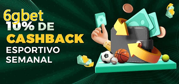 10% de bônus de cashback na 6gbet