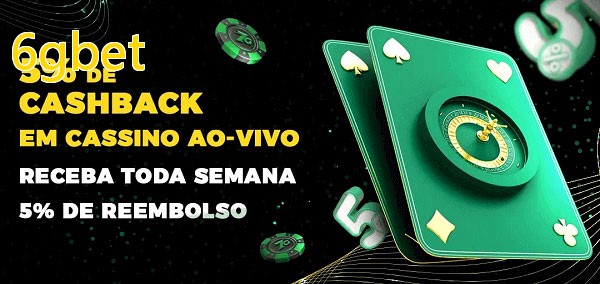 Promoções do cassino ao Vivo 6gbet
